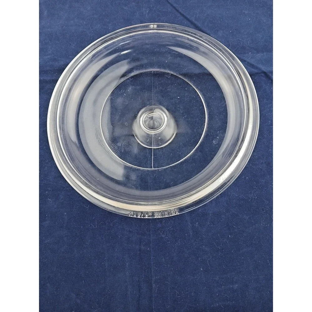 CorningWare Corning NY USA 7”  Clear Glass Round Replacement Lid